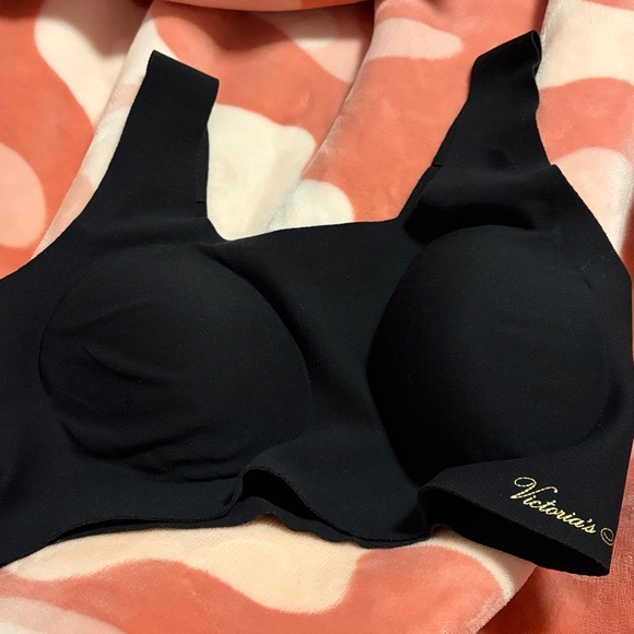Victoria's Secret Other - Victoria Secret Padded Black Bralette Size XS-M Stretchy & Soft